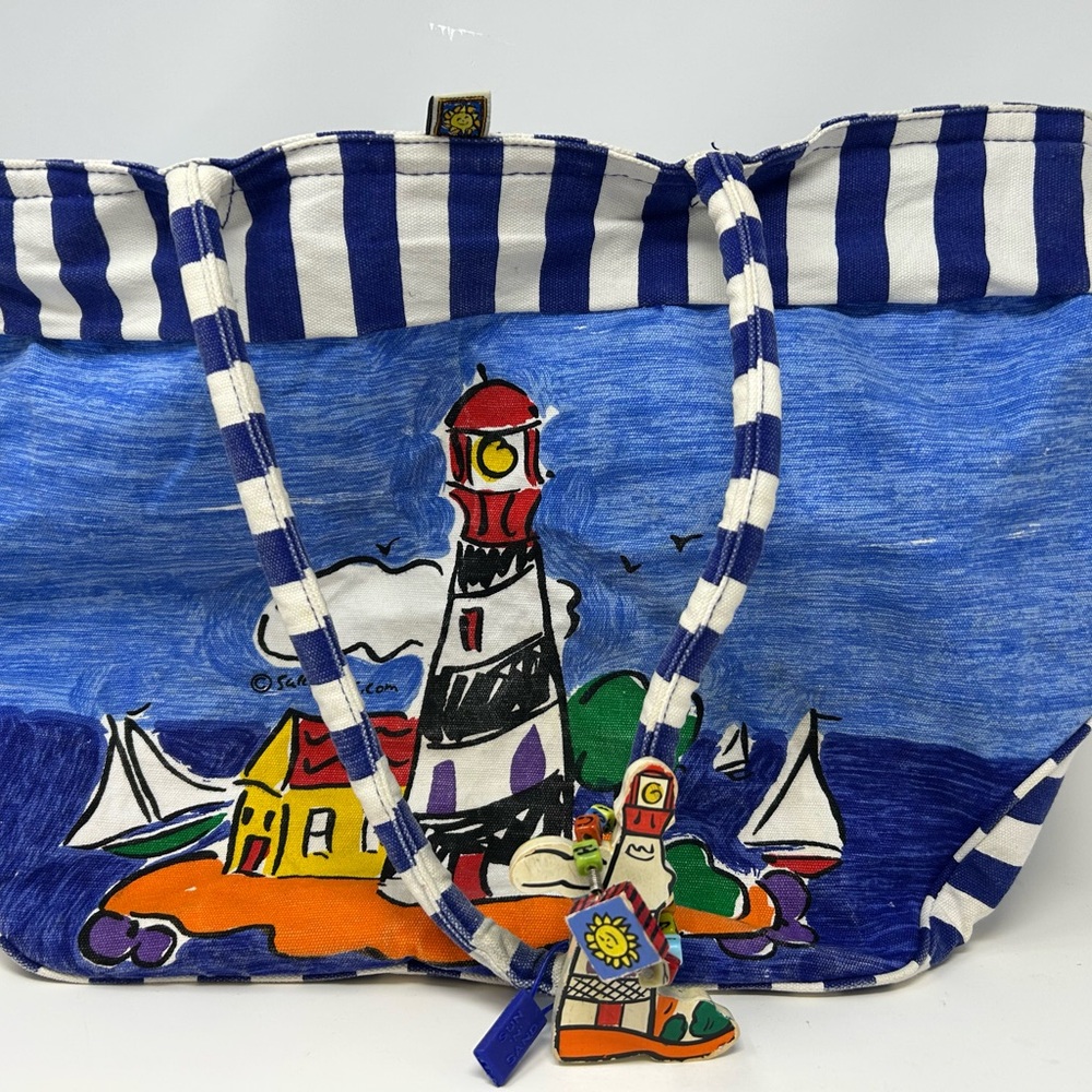 Colorful Nautical Tote Bag